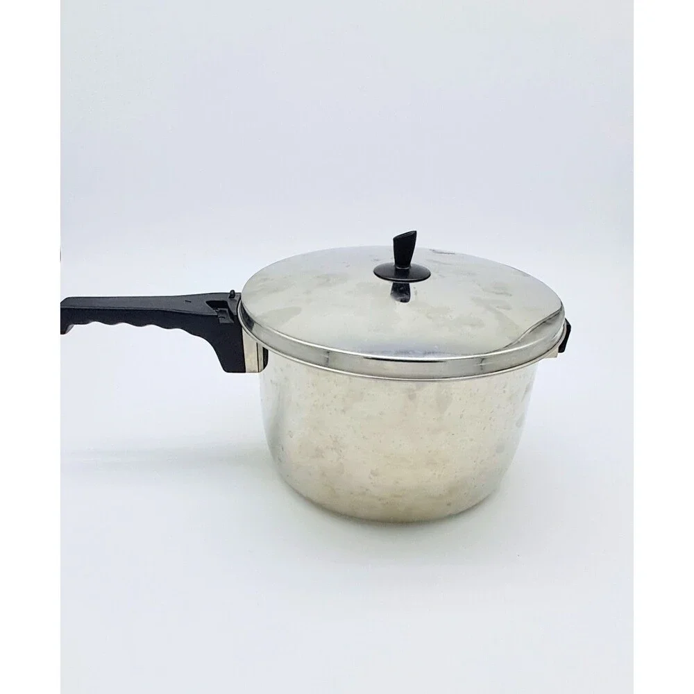 Ultrex 42018 18/10 Stainless Steel 8 Qt Stovetop Pressure Cooker Pot Lid Deluxe